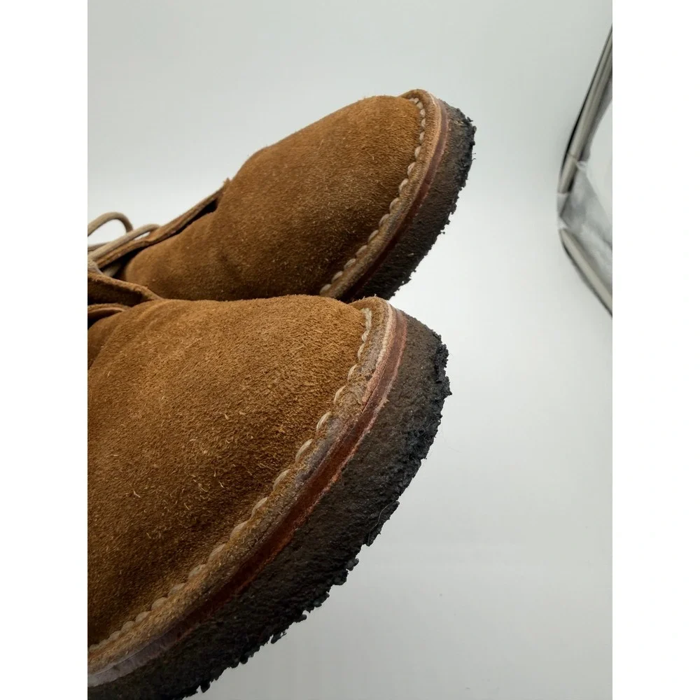 Todd Snyder Nomad Suede Chukka Boots Mens 8 Brown Crepe Sole Made in Italy